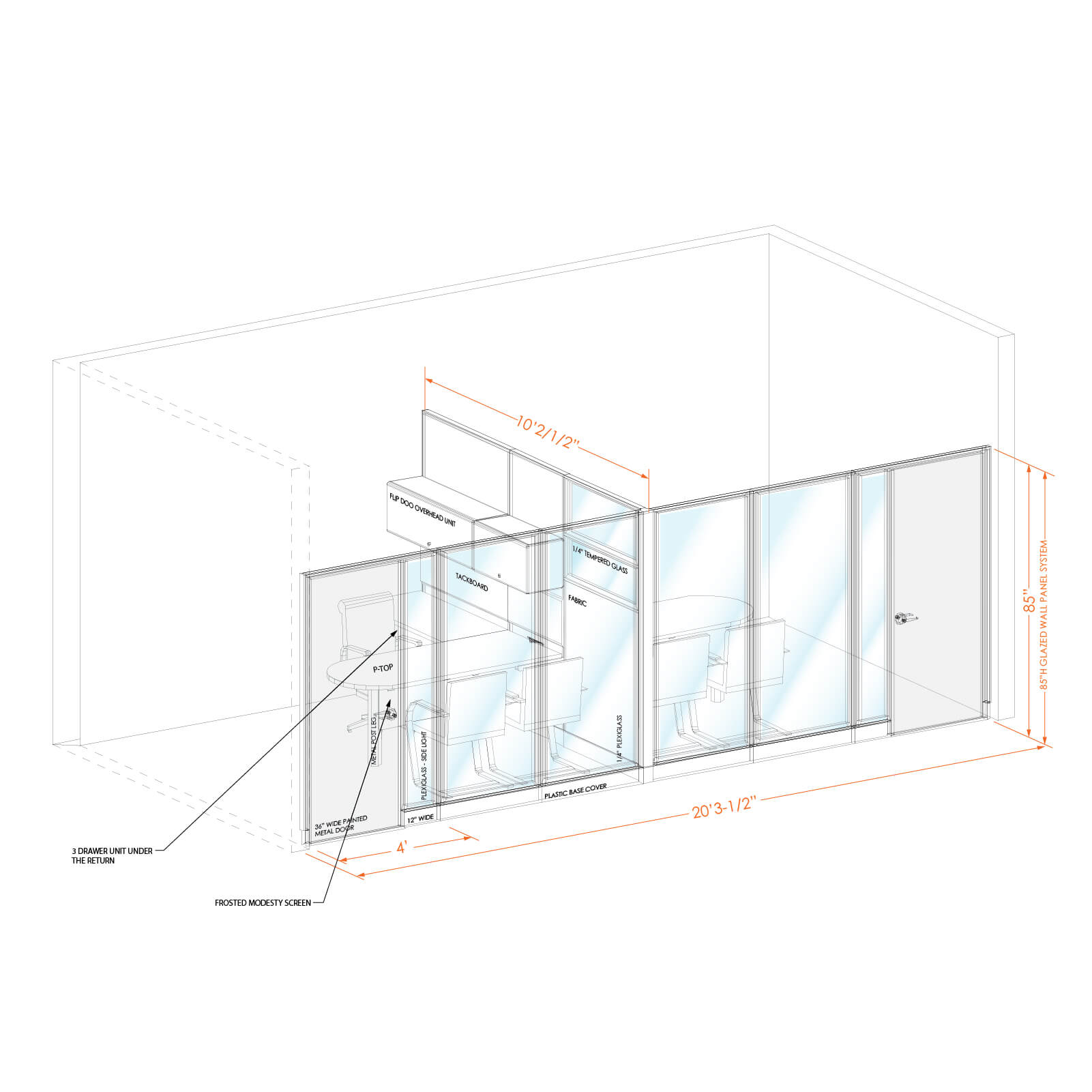 MOW SF T7A [2]10X10X85H